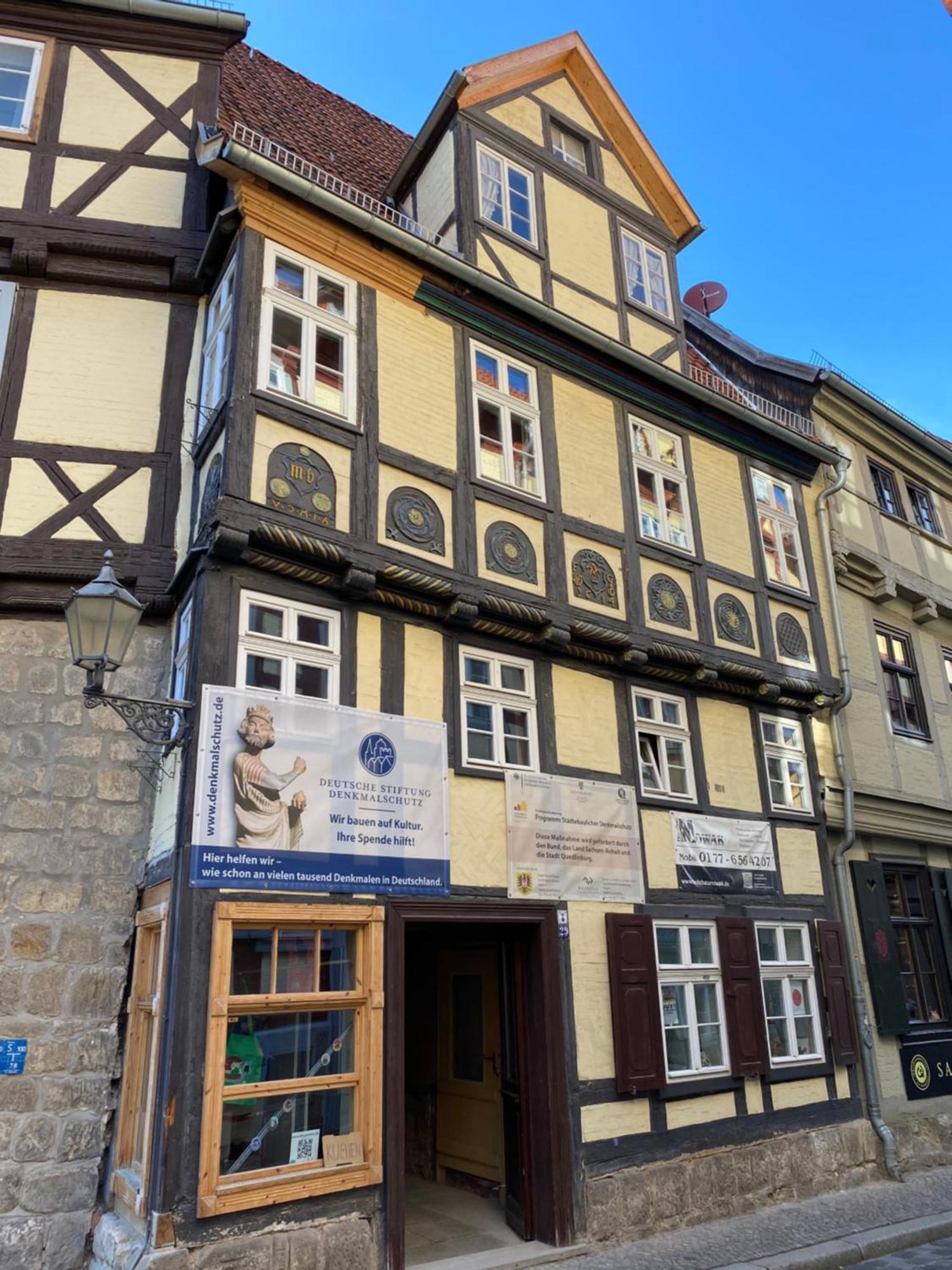 Ferienwohnung Helene Im Einzeldenkmal - Lange Gasse 29 Quedlinburg Exterior photo